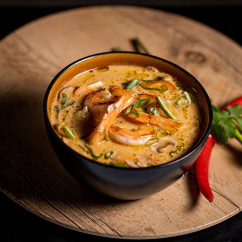 Supa Thai cu Creveti si Cocos